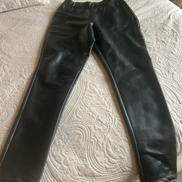 Faux leather pants/slacks - Picture 1 of 2